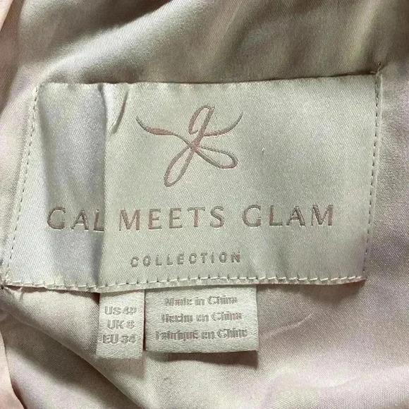 Anthropologie Gal Meets Glam Wimberly Smocked Mini Dress. Size 4 P - Picture 9 of 16